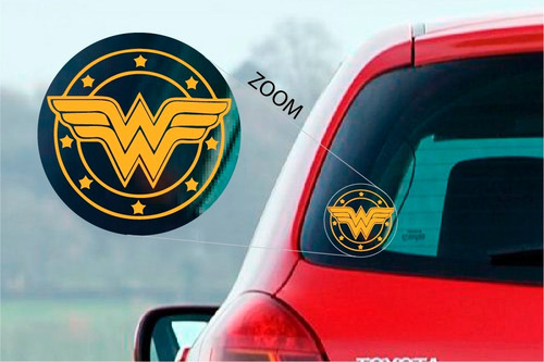 Wonder Woman Mujer Maravilla Calco #2 Sticker Vinilo Deco