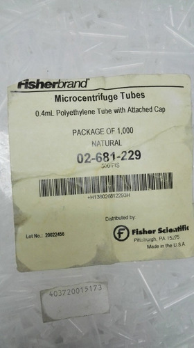 Tubo De Ensayo De Polipropileno Para Microcentrifuga 0.4ml