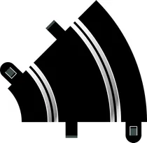 Comprar Autoslot - Scalextric Curva Radio 1 45º X 2u