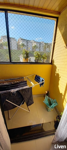 Imagem 15 de 30 de Apartamento Com 3 Dormitórios, Sala Ampla Com 2 Ambientes, Sacada E 1 Vaga De Garagem - 9123