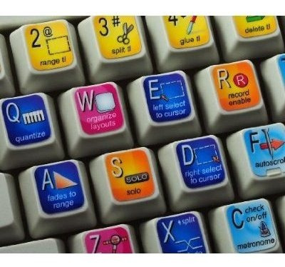Adhesivos De Teclado Steinberg Cubase/nuendo Para Cualquier
