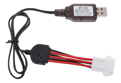 9.6v Rc Toy El 6pin Li Po Cable Adaptador De De Batería Usb