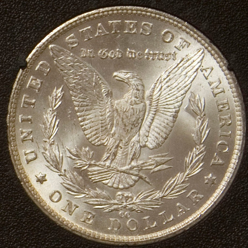 1882 Cc Un Dólar Morgan Ms Gsa Supr Estado Moneda Rara Plata