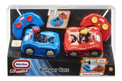 Set De Dos Carros Control Remoto Little Tikes Rc Bumper Cars