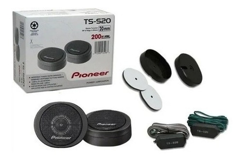 Par De Super Tweeter Pioneer 4cm 250 Watts Modelo Ts-s20