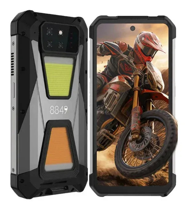 8849 TANK 3S Celular Robusto 5G 16GB+512GB Com Projetor, Tela 6,79" FHD+, Câmera 64MP + Visão Térmica, Bateria 15600mAh, NFC, Android 14, IP68&IP69K Preto