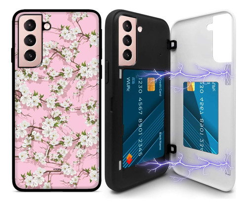 Vvupic Para Galaxy S21+ Cherry Blossom 2 Funda Protectora