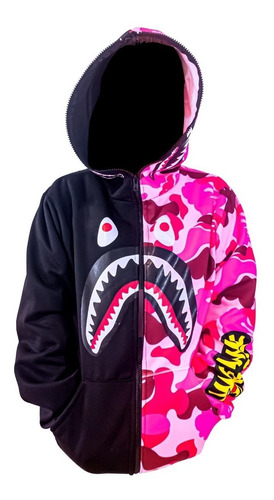 Sudadera Bape Shark Con Capucha Varios Modelos Doble Color. 