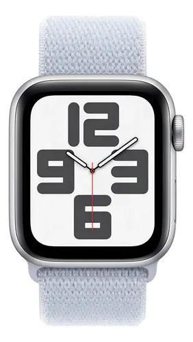 Apple Watch SE GPS • Caixa prateada de alumínio – 40 mm • Pulseira