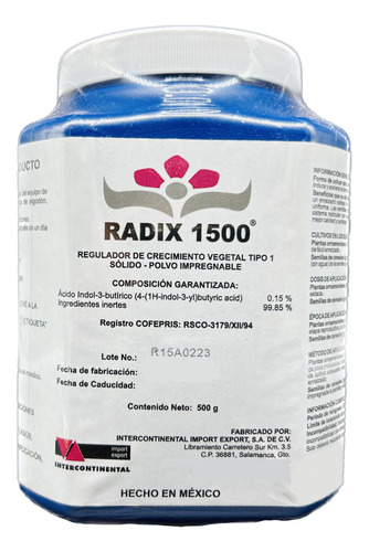 Radix 1500 Enraizador 500 Gr