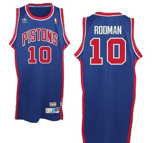 Camisetas Detroit Pistons Nba adidas Rodman