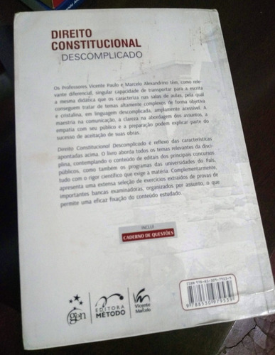 Livro Direito Constitucional Descomplicado - 17a Edição