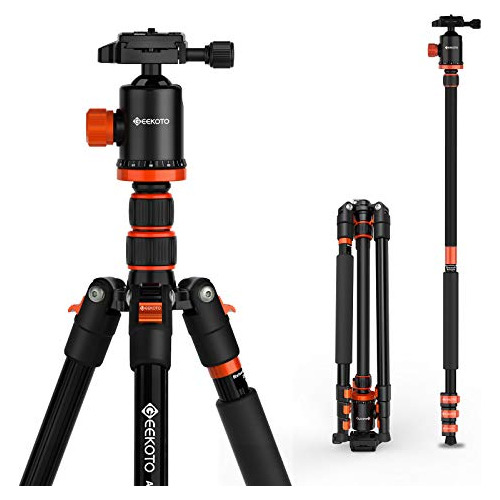 Geekoto TriPod, Camera TriPod For Dslr, Compact Aluminum Tri