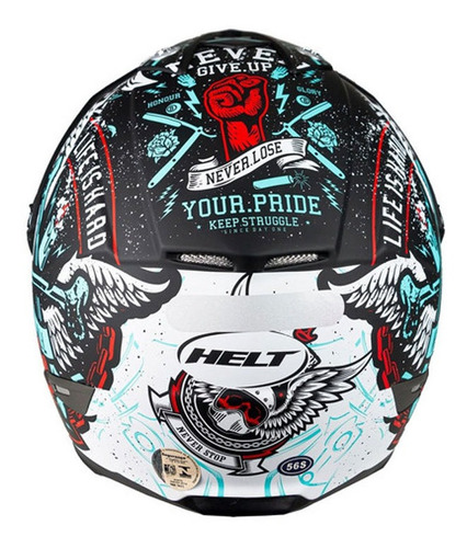 Imagem 4 de 5 de Capacete Helt Cross Vision Angel
