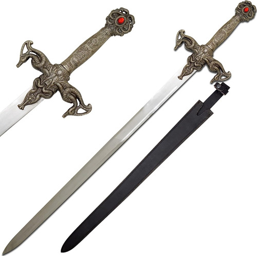 Espada Caballero Medieval Con Funda Rigida