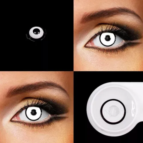 Pupilentes de color blanco hotsell