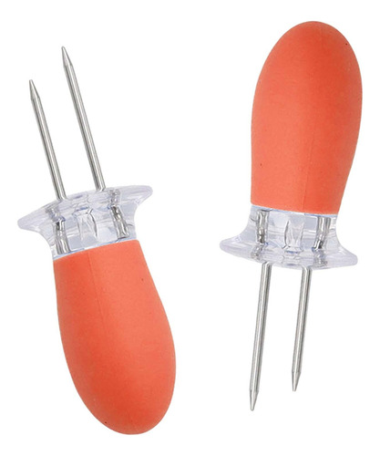 3 X 2 Piezas De Brochetas De Maíz De Acero Inoxidable,