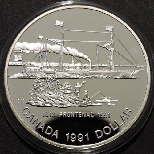 Canadá - Km179 - 1 Dolar 1991 - Plata Proof 