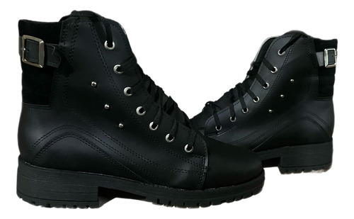 Botas Cortas Eco Cuero Talles Especiales Borcegos Xd