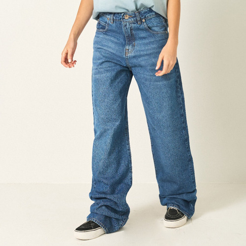 Jean Mujer Wide Leg Mujer Rayssa Blue Trelew Laundry Jeans
