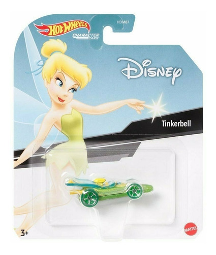 Carro Hot Wheels Tinkerbell Disney Character Cars