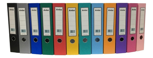 Bibliorato Pvc A4 Reforçado com Espinha Larga Azul Claro Pastel Avios