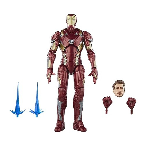 Figuras De Acción Coleccionables Iron Man Y Capitán América