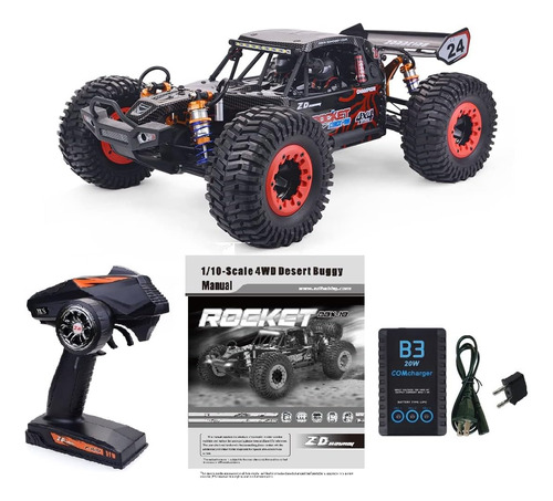 Carro A Control Remoto 4wd,2.4ghz, Zd Racing Escala 1:10 240