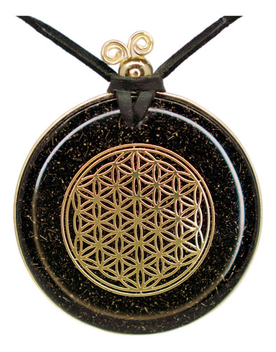 Medallón Orgonita Flor De La Vida | Geometria Sagrada