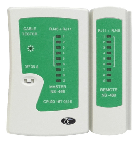 Tester Rj45 Req-bat9v Rj11 Rj12 Rj14 Rj25 8p8c 6c6c 6p4c 6p2