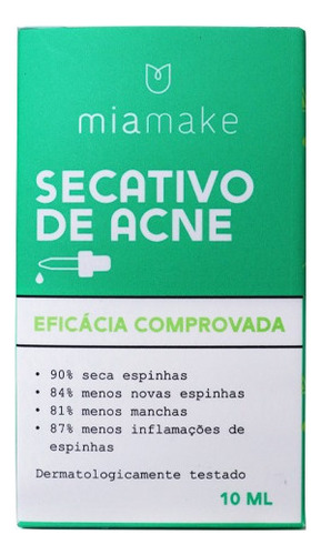 Secativo De Acne Mia Make Tipo de pele Acneica