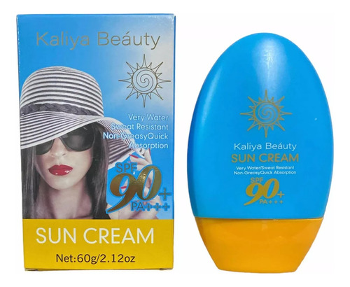 2 Protector Solar 90spf Kaliya Beáuty Resistent Al Agua 60ml