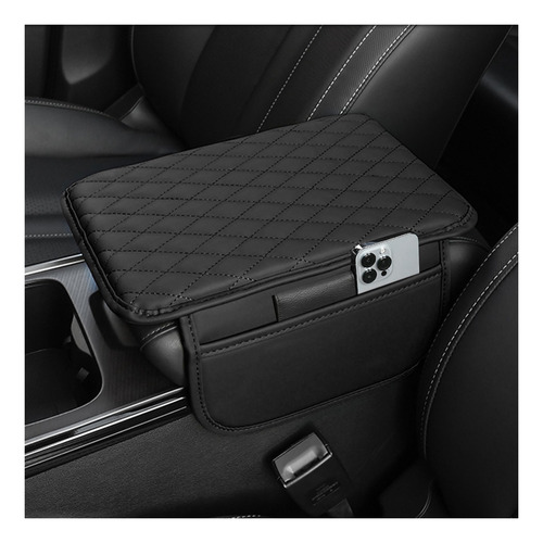 Funda De Cuero Microfibra Para Consola Central De Automóvil