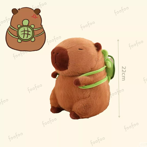 2pcs Peluche Capibara, Animales Capybara Niños Bebe Regalo Capybara Peluche Regalos Para Bebes Foofoo
