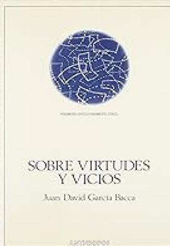 Sobre Virtudes Y Vicios