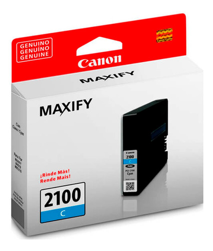 Tinta Canon 2100 Cian Pgi-2100 Mb5310 / Ib4010