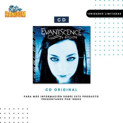 Evanescence - Fallen / Cd Original / Nuevo
