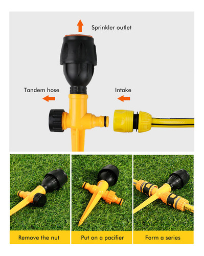 L Aspersor De Césped Para Jardín Con Sistema De Riego