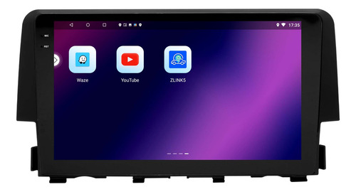 Multimidia Honda Civic G10 17/21 Android 14 2gb Carplay 9p
