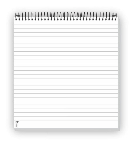 Caderno 10x1 Capa Dura Flip Azul Vertical 160 Folhas 04un