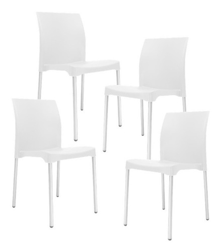 Set D 4 Sillas P/ Restaurante Moderna Envío Gratis!