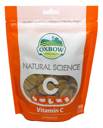 Suplemento Alimenticio Vitamina C Para Conejo, Cuyo Oxbow Pm