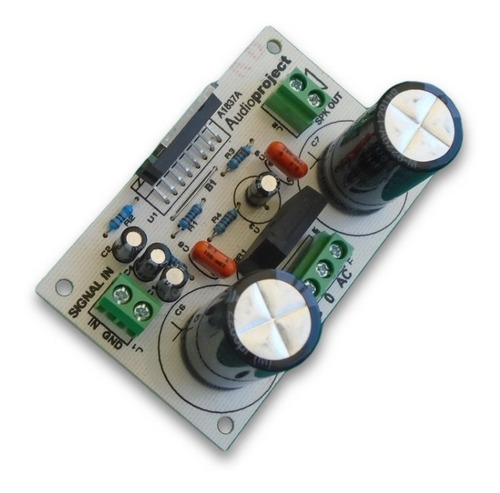 Imagen 1 de 8 de Mini Amplificador 100 Watts Tda7294 C/fuente- Audioproject
