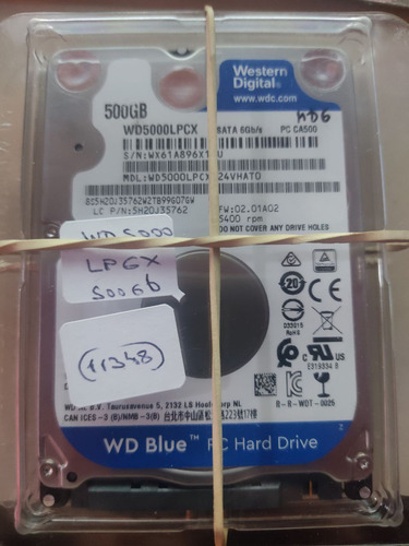 Disco Notebook Western Digital Wd5000lpcx 500gb Ok!!! (Usado)