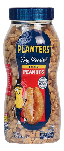 2 Frascos De Cacahuates Planters Salados 453g-envio Gratis