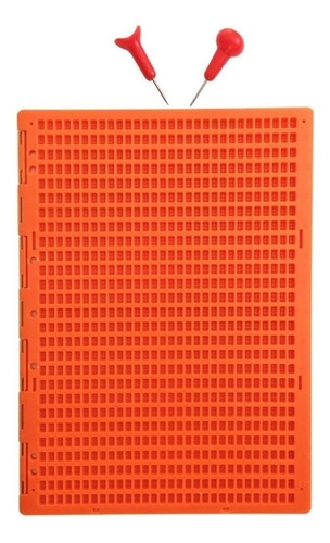 27 Renglones Pizarras Para Braille Con 2 Punzonnaranja