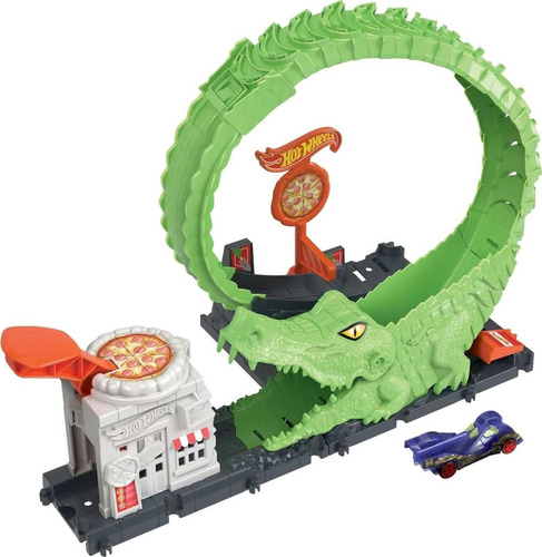 Hotwheels Pista De Carros Gator Loop Attack Original Mattel