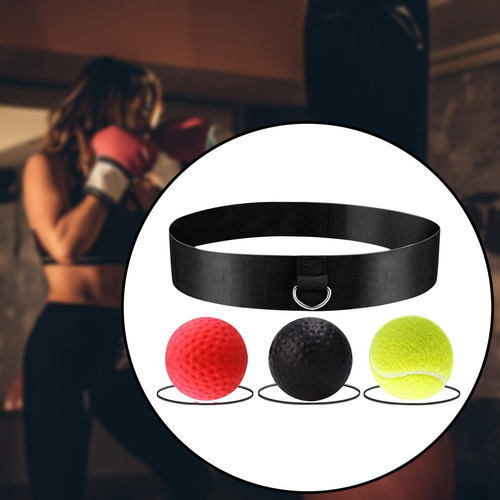Pelota De Reflejo Para Boxeo, Diadema Para , Pelota De Boxeo
