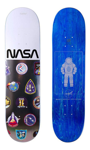 Habitat Nasa Logo Array - Tabla De Patineta De 8 Pulgadas (.