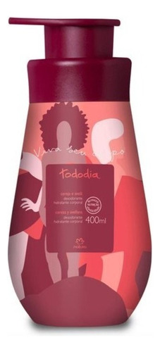  Hidratante Corporal Natura Tododia Cereja E Avelã 400ml